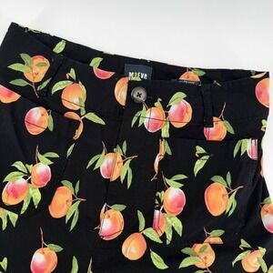 Maeve Anthropologie Peach Print Wide Leg‎ Cropped Pants Size 29